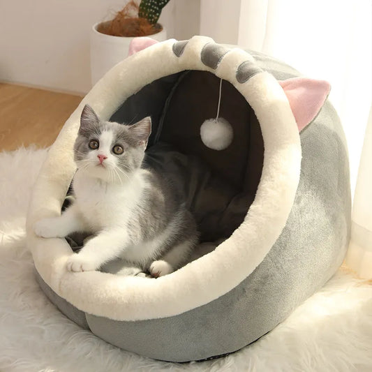 Foldable Washable Pet Sleeping Bed for Cat and Small Dog Mat Bag Cave Cats Bed