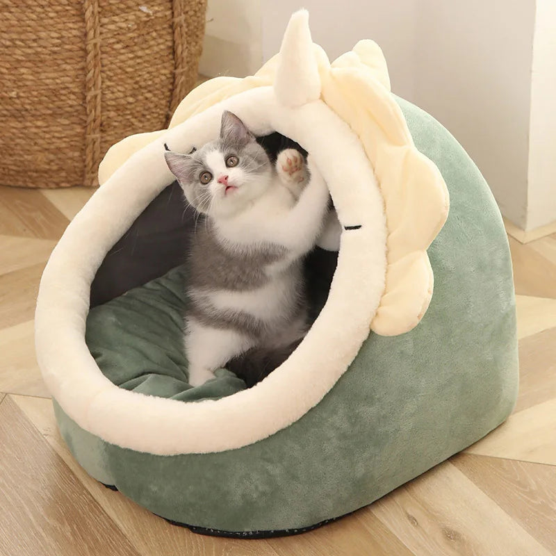 Foldable Washable Pet Sleeping Bed for Cat and Small Dog Mat Bag Cave Cats Bed