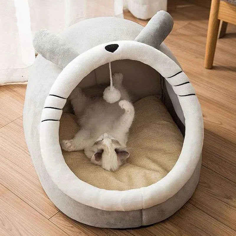 Foldable Washable Pet Sleeping Bed for Cat and Small Dog Mat Bag Cave Cats Bed